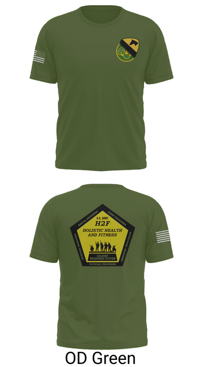1st Cav 3CR 22311703 Short Sleeve Performance Shirt - 56
