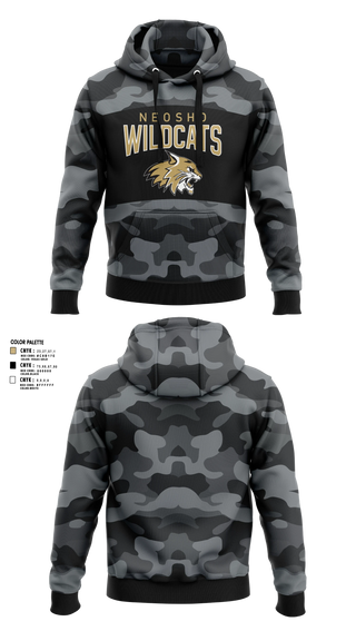 Hoodie, Neosho Wildcats, , Teamtime, Team time, sublimation, custom sports apparel, team uniforms, spirit wear, spiritwear, sports uniforms, custom shirts, team store, custom team store, fundraiser sports, apparel fundraiser