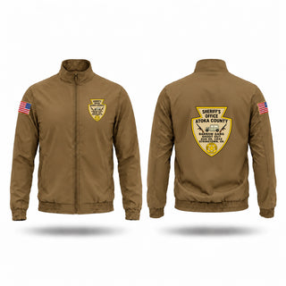 Windbreaker, Atoka County Sheriff’s Office, Police, Teamtime, Team time, sublimation, custom sports apparel, team uniforms, spirit wear, spiritwear, sports uniforms, custom shirts, team store, custom team store, fundraiser sports, apparel fundraiser