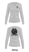 Farmersville Police K9 Unit 60713953 Women's Long Sleeve V-neck Shirt - 11