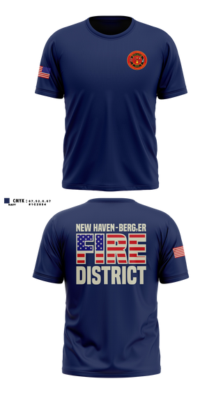 Old School Cotton Feel Shirt, NEW HAVEN - BERGER FIRE DISTRICT, Fire Department, Teamtime, Team time, sublimation, custom sports apparel, team uniforms, spirit wear, spiritwear, sports uniforms, custom shirts, team store, custom team store, fundraiser sports, apparel fundraiser