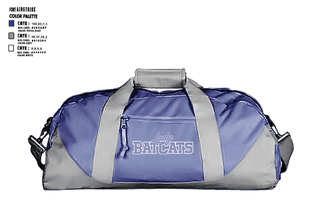 Duffle Bag, Lady BatCats, Softball, Teamtime, Team time, sublimation, custom sports apparel, team uniforms, spirit wear, spiritwear, sports uniforms, custom shirts, team store, custom team store, fundraiser sports, apparel fundraiser