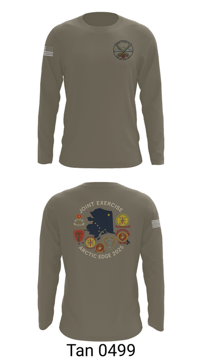 RCKT BTRY D 2nd BN 14th MAR 78897575 Long Sleeve Performance Shirt 66
