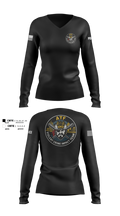 ATF 41951708 Women's Long Sleeve V-neck Shirt - 105
