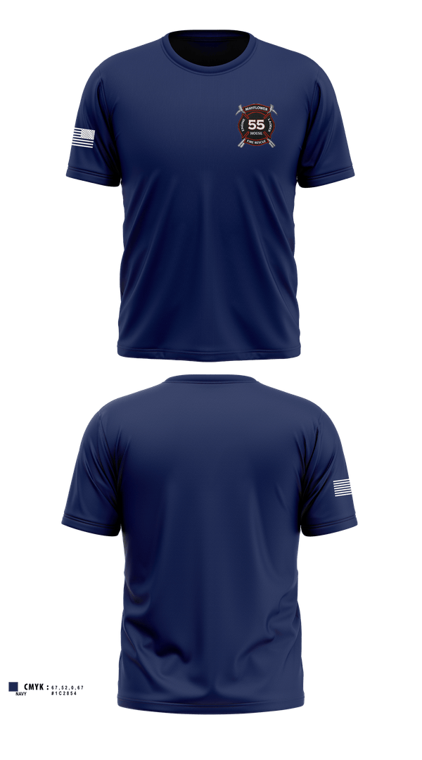 Short Sleeve Performance Shirt, Mayflower Fire Department, Fire Department, Teamtime, Team time, sublimation, custom sports apparel, team uniforms, spirit wear, spiritwear, sports uniforms, custom shirts, team store, custom team store, fundraiser sports, apparel fundraiser