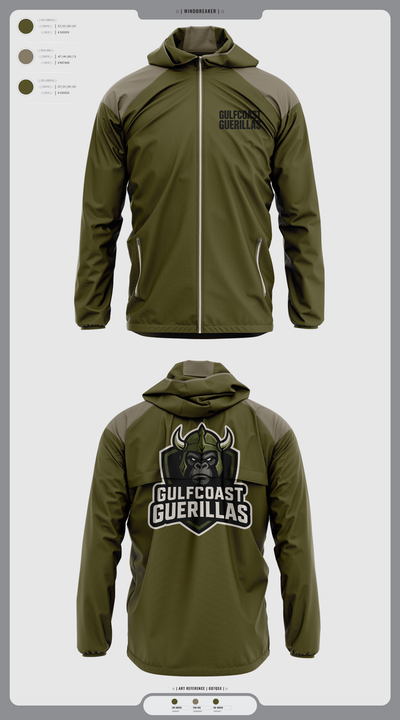 Gulfcoast Guerillas 63663465 Windbreaker - 1
