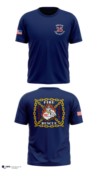 Old School Cotton Feel Shirt, Station 25, Fire Department, Teamtime, Team time, sublimation, custom sports apparel, team uniforms, spirit wear, spiritwear, sports uniforms, custom shirts, team store, custom team store, fundraiser sports, apparel fundraiser