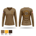 1-62 bravo Women's Long Sleeve V-neck Shirt - 1