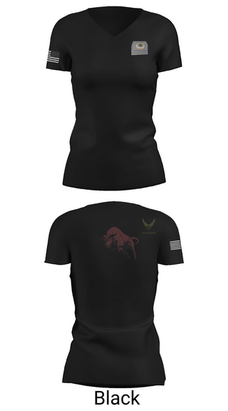 Womens Short Sleeve Vneck Shirt, 189th Civil Engineering, Air Force, Teamtime, Team time, sublimation, custom sports apparel, team uniforms, spirit wear, spiritwear, sports uniforms, custom shirts, team store, custom team store, fundraiser sports, apparel fundraiser