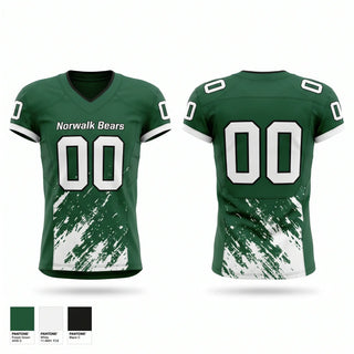 Football Jersey, Norwalk Bears, , Teamtime, Team time, sublimation, custom sports apparel, team uniforms, spirit wear, spiritwear, sports uniforms, custom shirts, team store, custom team store, fundraiser sports, apparel fundraiser