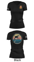 A BTRY, 1-37FAR 4037747 Women's Short Sleeve V-neck Shirt - 28