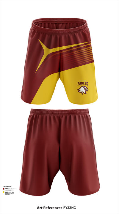 Sharon Eagles Cross Country 36520134 Athletic Shorts With Pockets - 1