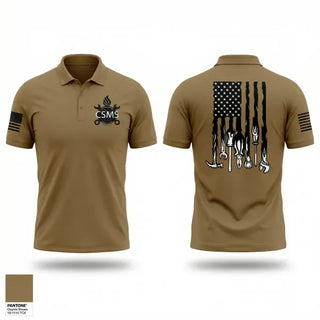 Short Sleeve Performance Polo, CSMS, National Guard, Teamtime, Team time, sublimation, custom sports apparel, team uniforms, spirit wear, spiritwear, sports uniforms, custom shirts, team store, custom team store, fundraiser sports, apparel fundraiser