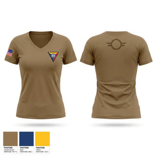 Womens Short Sleeve Vneck Shirt, Training Center, National Guard, Teamtime, Team time, sublimation, custom sports apparel, team uniforms, spirit wear, spiritwear, sports uniforms, custom shirts, team store, custom team store, fundraiser sports, apparel fundraiser