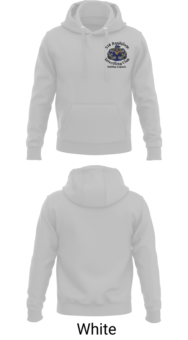 Hoodie, 518 Annihilate Wrestling Club, Wrestling, Teamtime, Team time, sublimation, custom sports apparel, team uniforms, spirit wear, spiritwear, sports uniforms, custom shirts, team store, custom team store, fundraiser sports, apparel fundraiser