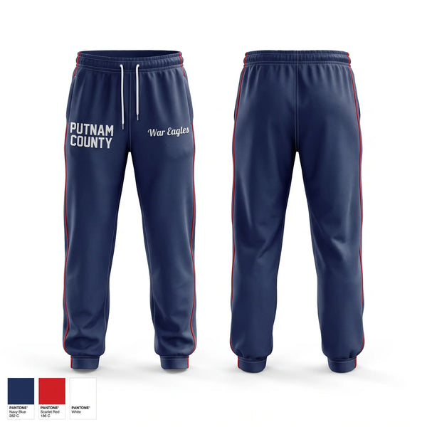 Sweatpants, PUTNAM COUNTY War Eagles, Men's Basketball, Teamtime, Team time, sublimation, custom sports apparel, team uniforms, spirit wear, spiritwear, sports uniforms, custom shirts, team store, custom team store, fundraiser sports, apparel fundraiser