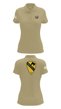 1st cav Div 3abct 85829502 Women's Short Sleeve Performance Polo  - 95