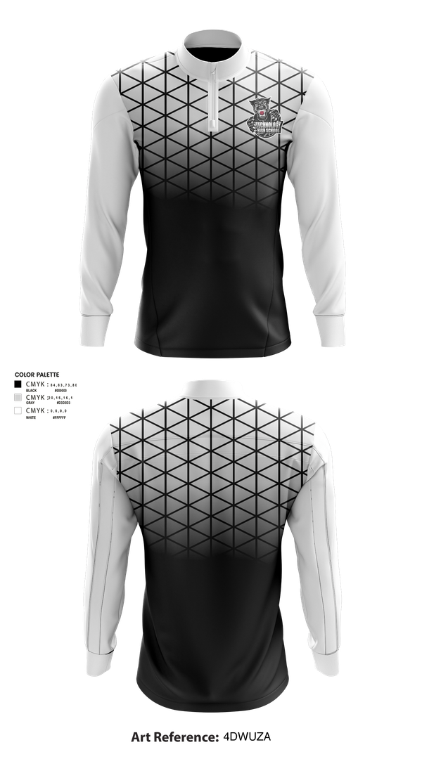 Quarter Zip Jacket, Technology Panthers, Women's Basketball, Teamtime, Team time, sublimation, custom sports apparel, team uniforms, spirit wear, spiritwear, sports uniforms, custom shirts, team store, custom team store, fundraiser sports, apparel fundraiser