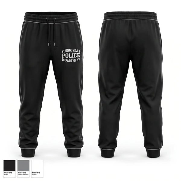 Sweatpants, Youngsville Police Department, Police, Teamtime, Team time, sublimation, custom sports apparel, team uniforms, spirit wear, spiritwear, sports uniforms, custom shirts, team store, custom team store, fundraiser sports, apparel fundraiser