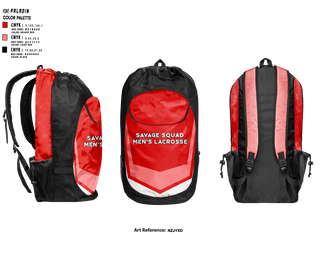 Gear Bag, Savage SquadGreen beret, Men's Lacrosse, Teamtime, Team time, sublimation, custom sports apparel, team uniforms, spirit wear, spiritwear, sports uniforms, custom shirts, team store, custom team store, fundraiser sports, apparel fundraiser