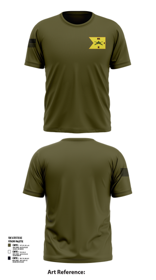 Short Sleeve Performance Shirt, E1-81 AR BDE, , Teamtime, Team time, sublimation, custom sports apparel, team uniforms, spirit wear, spiritwear, sports uniforms, custom shirts, team store, custom team store, fundraiser sports, apparel fundraiser