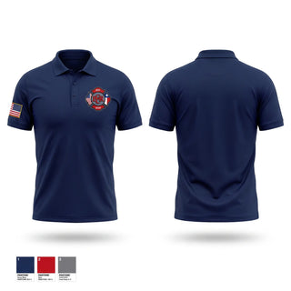 Short Sleeve Performance Polo, Guadalupe County Fire Rescue, Fire Department, Teamtime, Team time, sublimation, custom sports apparel, team uniforms, spirit wear, spiritwear, sports uniforms, custom shirts, team store, custom team store, fundraiser sports, apparel fundraiser