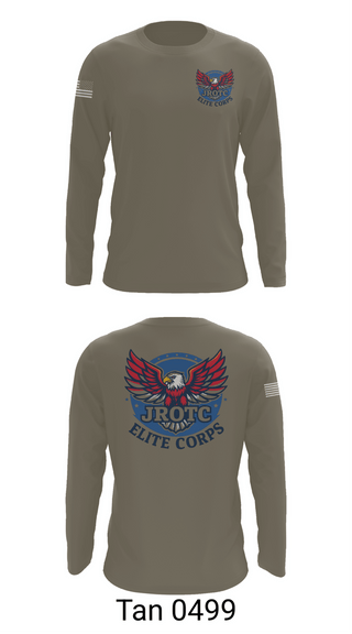 Long Sleeve Performance Shirt, Elite Corps, Army, Teamtime, Team time, sublimation, custom sports apparel, team uniforms, spirit wear, spiritwear, sports uniforms, custom shirts, team store, custom team store, fundraiser sports, apparel fundraiser