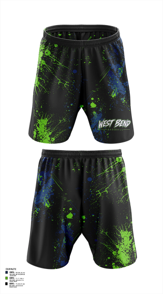 Athletic Shorts With Pockets, West bend bulldogs, Baseball, Teamtime, Team time, sublimation, custom sports apparel, team uniforms, spirit wear, spiritwear, sports uniforms, custom shirts, team store, custom team store, fundraiser sports, apparel fundraiser