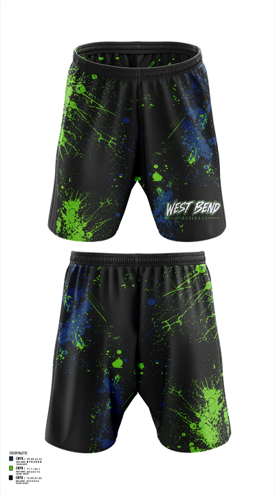 West bend bulldogs Athletic Shorts With Pockets - 3