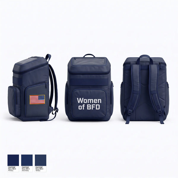 Gear Bag, Women of BFD, Fire Department, Teamtime, Team time, sublimation, custom sports apparel, team uniforms, spirit wear, spiritwear, sports uniforms, custom shirts, team store, custom team store, fundraiser sports, apparel fundraiser