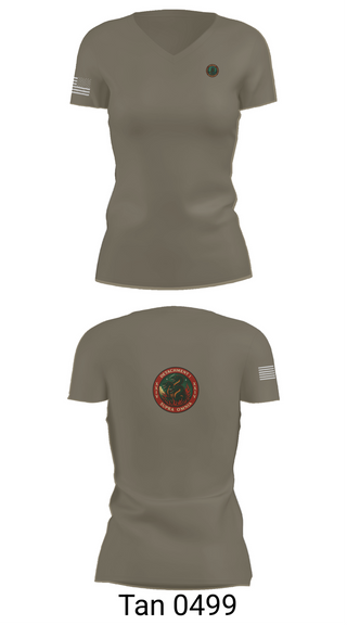 Womens Short Sleeve Vneck Shirt, Detachment 1, 24th MDSB, , Teamtime, Team time, sublimation, custom sports apparel, team uniforms, spirit wear, spiritwear, sports uniforms, custom shirts, team store, custom team store, fundraiser sports, apparel fundraiser