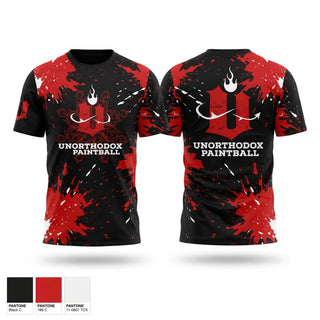 Short Sleeve Performance Shirt, UNORTHODOX PAINTBALL, Spirit Store, Teamtime, Team time, sublimation, custom sports apparel, team uniforms, spirit wear, spiritwear, sports uniforms, custom shirts, team store, custom team store, fundraiser sports, apparel fundraiser