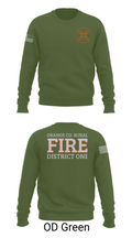 Orange County Rural District 1 Fire Department 66539276 Crew Neck Sweatshirt - 45
