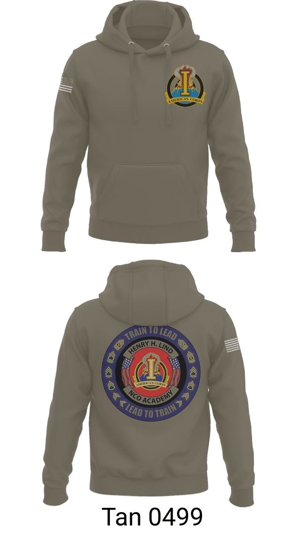Hoodie, Henry H. Lind NCO Academy, Army, Teamtime, Team time, sublimation, custom sports apparel, team uniforms, spirit wear, spiritwear, sports uniforms, custom shirts, team store, custom team store, fundraiser sports, apparel fundraiser