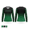 Jr. Thunderbirds Women's Long Sleeve V-neck Shirt - 1