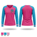Lone star hippos Women's Long Sleeve V-neck Shirt - 1