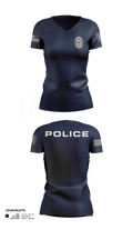 Struthers Police Department Women's Short Sleeve V-neck Shirt - 5
