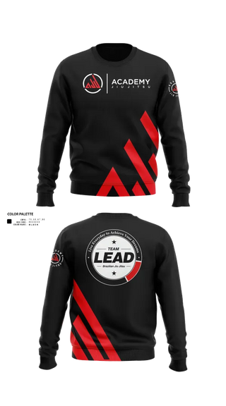 Crew Neck Sweatshirt, Academy Jiu Jitsu, , Teamtime, Team time, sublimation, custom sports apparel, team uniforms, spirit wear, spiritwear, sports uniforms, custom shirts, team store, custom team store, fundraiser sports, apparel fundraiser