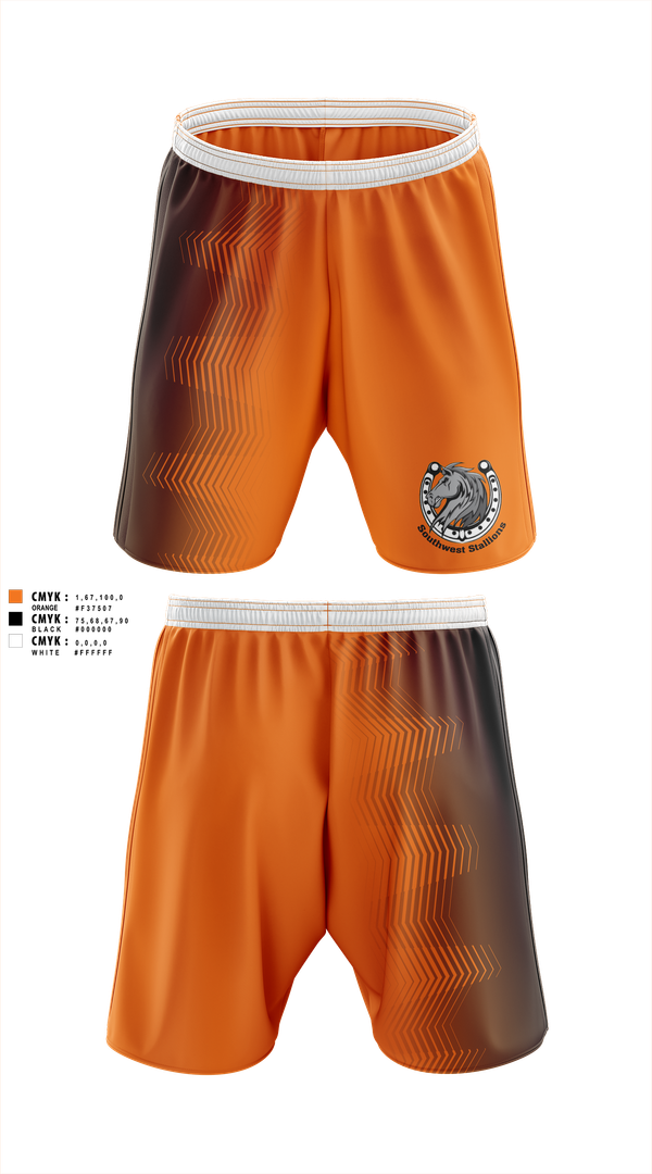 Athletic Shorts With Pockets, Southwest Stallions, , Teamtime, Team time, sublimation, custom sports apparel, team uniforms, spirit wear, spiritwear, sports uniforms, custom shirts, team store, custom team store, fundraiser sports, apparel fundraiser