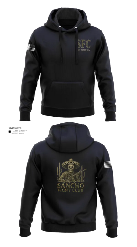 Hoodie, Sancho Fight Club, , Teamtime, Team time, sublimation, custom sports apparel, team uniforms, spirit wear, spiritwear, sports uniforms, custom shirts, team store, custom team store, fundraiser sports, apparel fundraiser