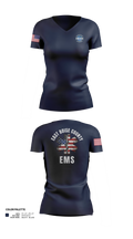 East Boise county EMS Women's Short Sleeve V-neck Shirt - 21
