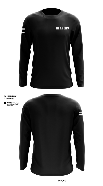 Reapers 48540061 Long Sleeve Performance Shirt 101