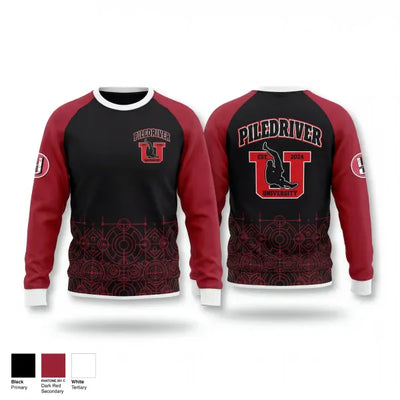 Piledriver University 88313656 Crew Neck Sweatshirt - 1