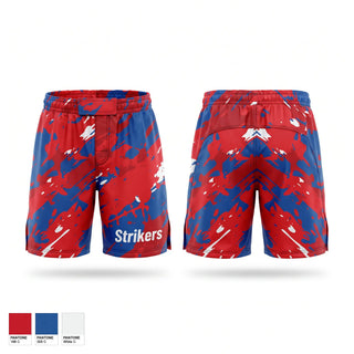 Fight Shorts, Strikers, Wrestling, Teamtime, Team time, sublimation, custom sports apparel, team uniforms, spirit wear, spiritwear, sports uniforms, custom shirts, team store, custom team store, fundraiser sports, apparel fundraiser
