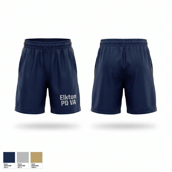 Athletic Shorts With Pockets, Elkton PD VA, Police, Teamtime, Team time, sublimation, custom sports apparel, team uniforms, spirit wear, spiritwear, sports uniforms, custom shirts, team store, custom team store, fundraiser sports, apparel fundraiser