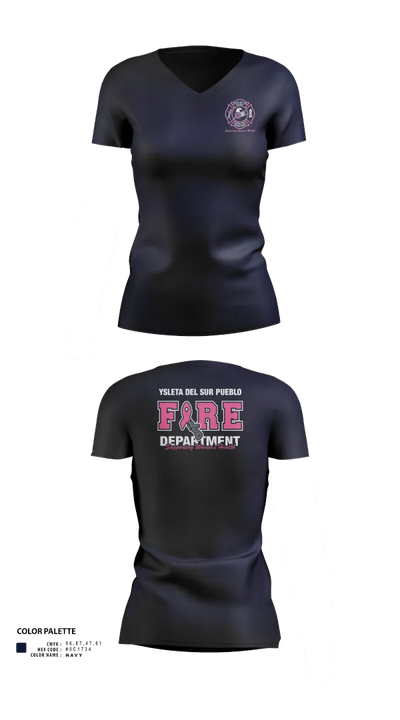 Tribal Fire Department 71882774 Women's Short Sleeve V-neck Shirt - 22