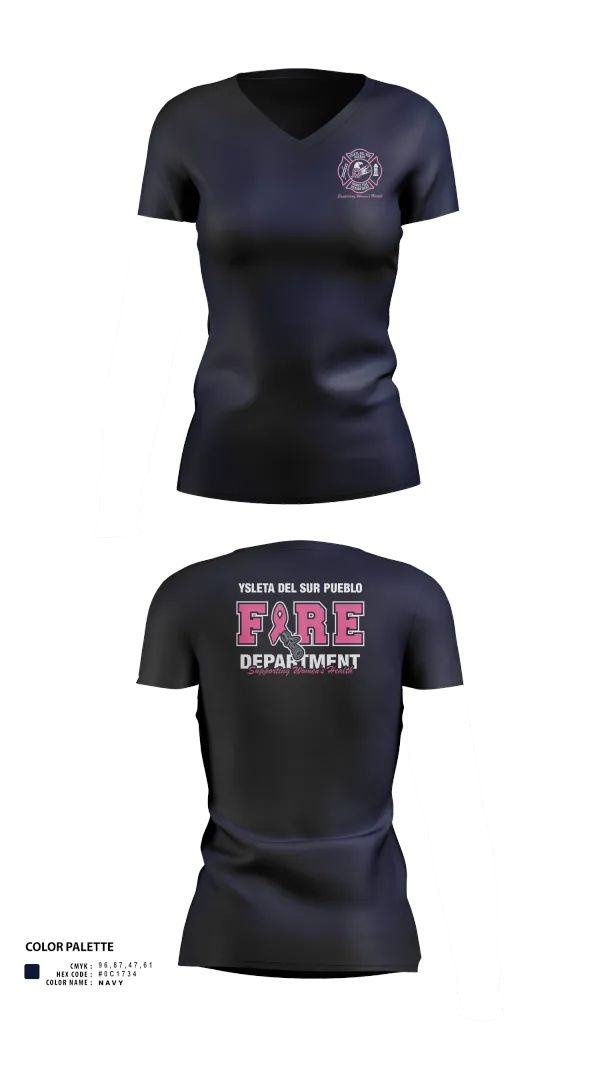 Womens Short Sleeve Vneck Shirt, Tribal Fire Department, , Teamtime, Team time, sublimation, custom sports apparel, team uniforms, spirit wear, spiritwear, sports uniforms, custom shirts, team store, custom team store, fundraiser sports, apparel fundraiser