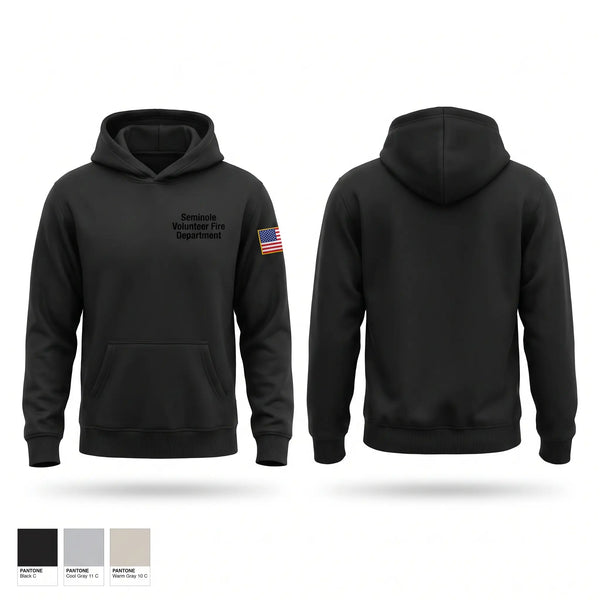 Hoodie, Seminole Volunteer Fire Department, Fire Department, Teamtime, Team time, sublimation, custom sports apparel, team uniforms, spirit wear, spiritwear, sports uniforms, custom shirts, team store, custom team store, fundraiser sports, apparel fundraiser