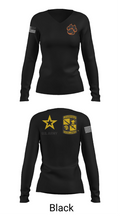MMI ROTC 50991004 Women's Long Sleeve V-neck Shirt - 23
