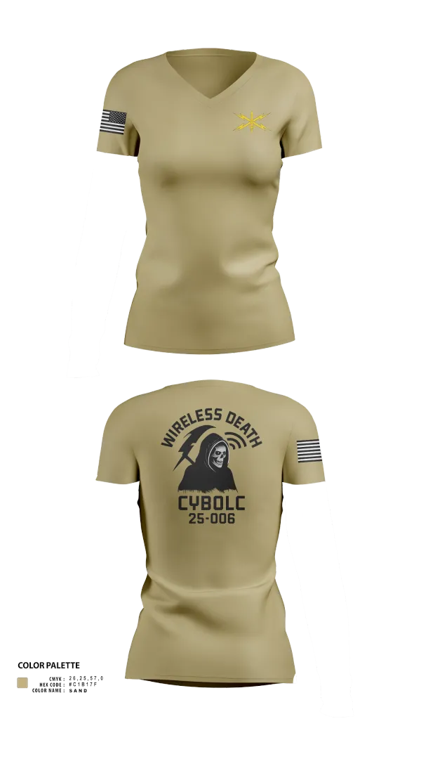 Womens Short Sleeve Vneck Shirt, CyBOLC 25-006, , Teamtime, Team time, sublimation, custom sports apparel, team uniforms, spirit wear, spiritwear, sports uniforms, custom shirts, team store, custom team store, fundraiser sports, apparel fundraiser